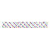CMY Mustaches (Letterpress style) Ripsband (Vorderseite)