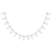 CMY Mustaches Wimpelkette (Alle)