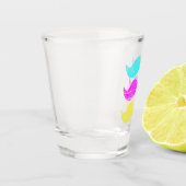 CMY Schnurrbärte Schnapsglas (Links)
