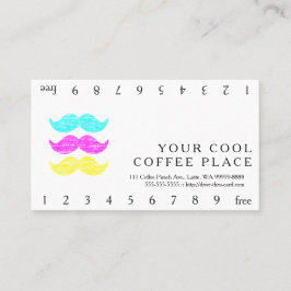 CMY Schnurrbärte Treuekarte