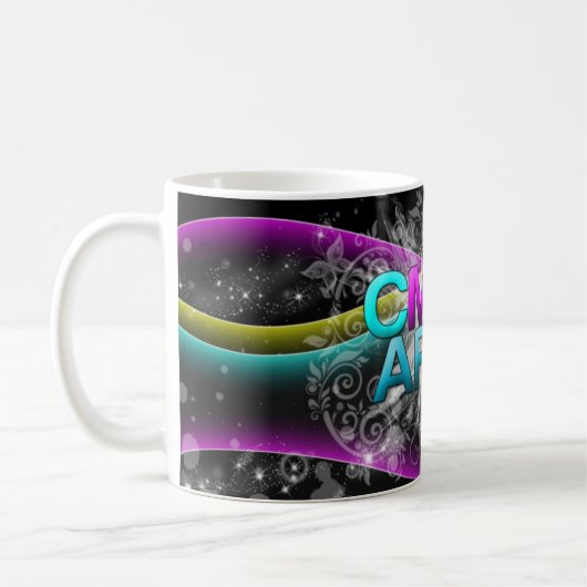 CMYK abstrakter Entwurf Kaffeetasse (Links)