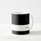 CMYK Black | Kaffeetasse (VorderseiteRechts)