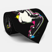 Cmyk Button-oben Krawatte (Gerollt)