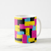 CMYK Color Blocking-Tasse Kaffeetasse (VorderseiteRechts)