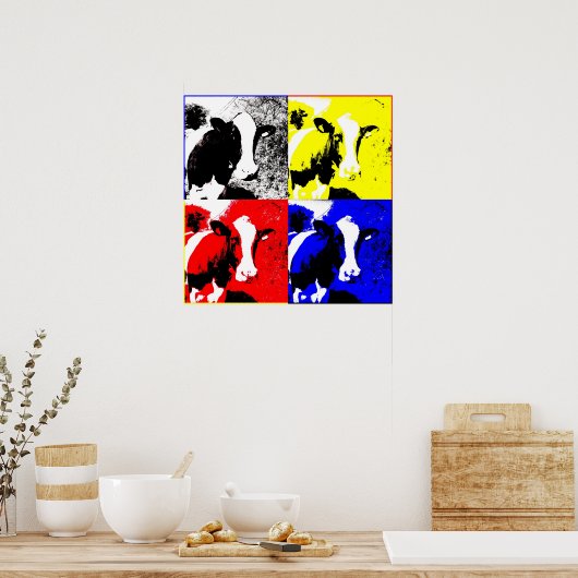 CMYK Cows Poster (Küche)