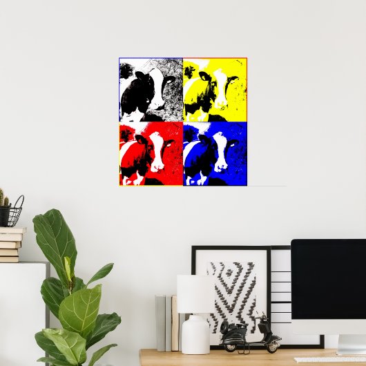 CMYK Cows Poster (Heimbüro)