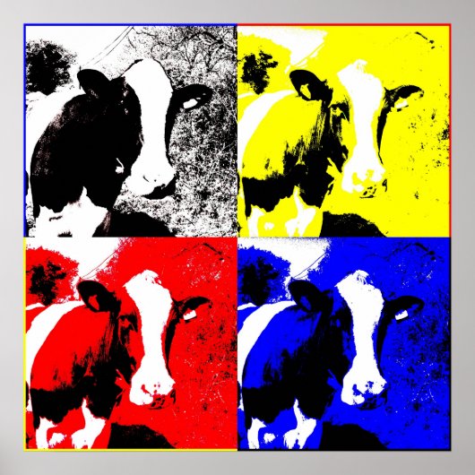 CMYK Cows Poster (Vorne)