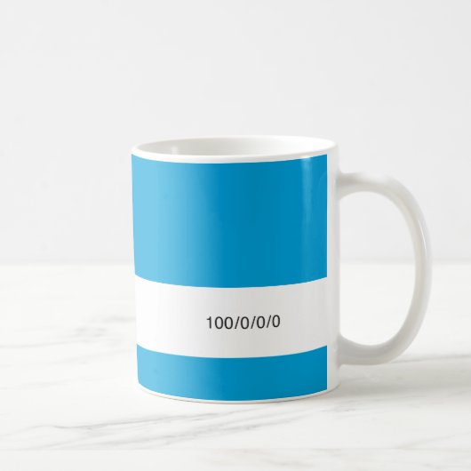 CMYK Cyan | Kaffeetasse (Rechts)