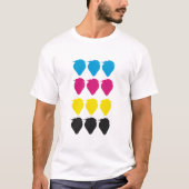 CMYK Erdbeeren T-Shirt (Vorderseite)