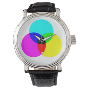 CMYK-Farbe Armbanduhr