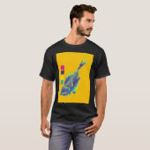 CMYK-Fisch T-Shirt (Vorne ganz)