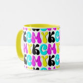 CMYK Funky Graphic Designer Tasse (Vorderseite Links)