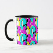 CMYK Funky Retro Tasse (Links)
