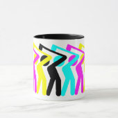 CMYK Golfer Tasse (Zentrum)