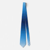 CMYK Gradience cyan-blaues 1 Krawatte (Vorderseite)