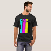 CMYK Graphic er Video Editor Colors T-Shirt (Vorne ganz)