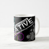 CMYK IST KREATIV KAFFEETASSE (VorderseiteRechts)