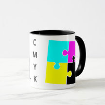 CMYK Jigsaw Pieces