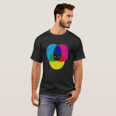 CMYK Katzen-Designer T-Shirt (Vorne ganz)
