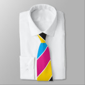 CMYK-Krawatte (gebogen) Grafikdesign/Drucker Mode Krawatte (Gebunden)
