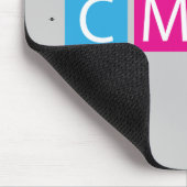 CMYK pressen Farben vor Mousepad (Ecke)