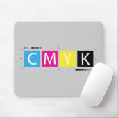 CMYK pressen Farben vor Mousepad (Mit Mouse)