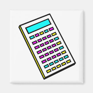 CMYK-Rechner Retro-Grafik Magnet