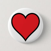 CMYK Red Heart Button (Vorderseite)