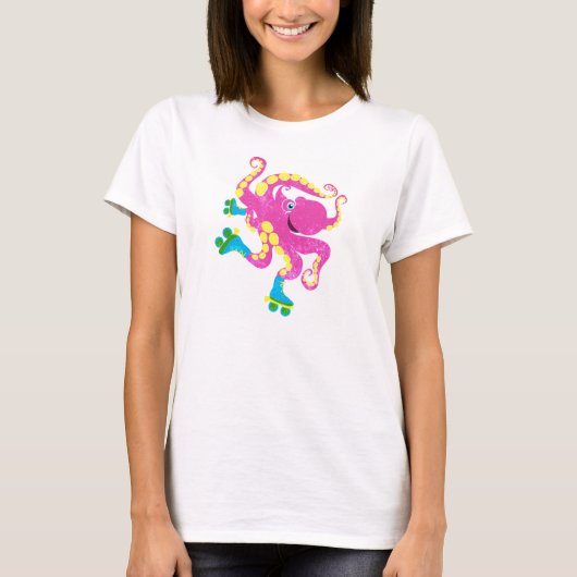 CMYK - Rollerskate Octopus T-Shirt (Vorderseite)
