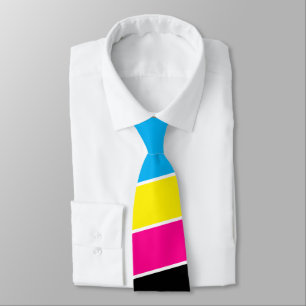 CMYK-Schlips für Drucker/Grafiker Mode Krawatte