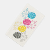 CMYK Snowflakes Serviette (Ecke)