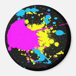 CMYK Splash Magnet