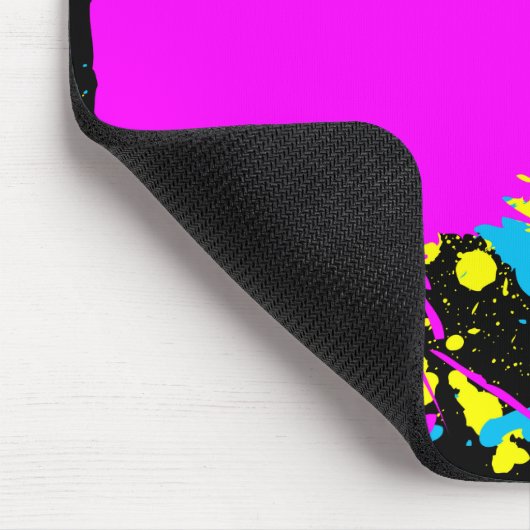CMYK Splash Mousepad (Ecke)