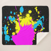 CMYK Splash Sherpadecke (Vorderseite (Horizontal))