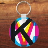CMYK-Stapel Schlüsselanhänger (Vorderseite)