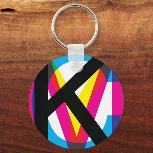 CMYK-Stapel Schlüsselanhänger (Vorderseite)