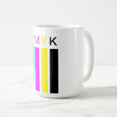 CMYK-Tasse Kaffeetasse (VorderseiteRechts)