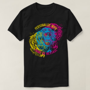 CMYK Tiger Retro T-Shirt
