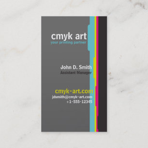 CMYK VISITENKARTE