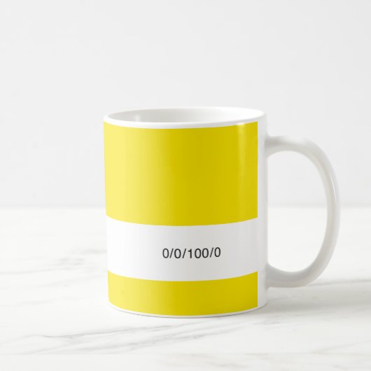 CMYK Yellow | Kaffeetasse (Rechts)