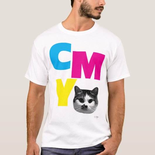 CMYKitty T-Shirt (Vorderseite)