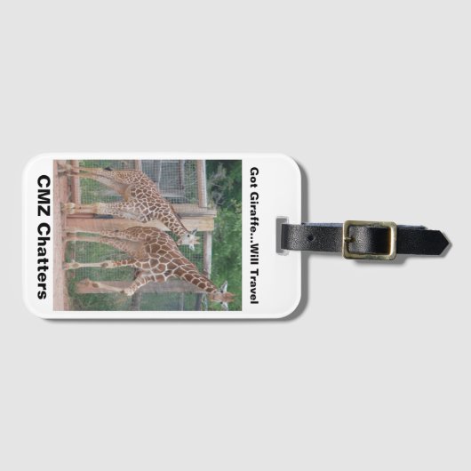 CMZ chattet Gepäckanhänger (Vorderseite (Horizontal))