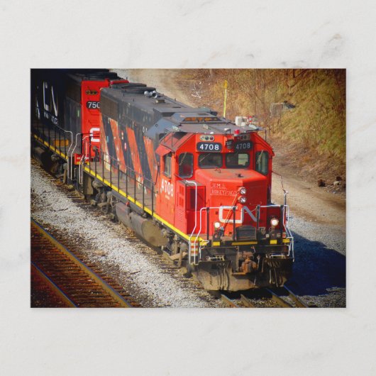 CN 4708 H.M.S. Hockeypokey-Lokomotive Postkarte (Vorderseite)