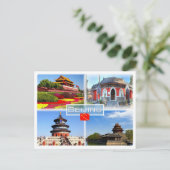 CN Beijin - Tiananmen - Tianningsi Tianing Tempel Postkarte (Stehend Vorderseite)
