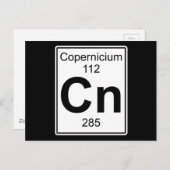 Cn - Copernicium Postkarte (Vorne/Hinten)