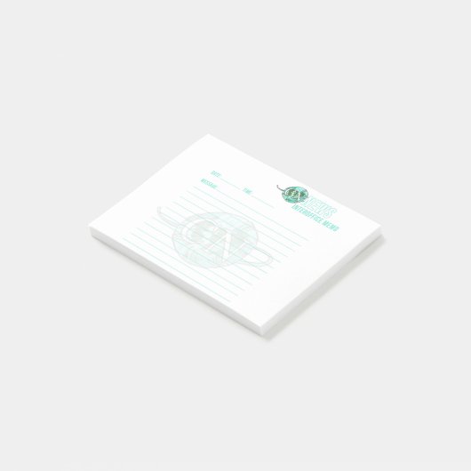 CN News Interoffice Memo Sticks! Post-it Klebezettel (angewinkelt)