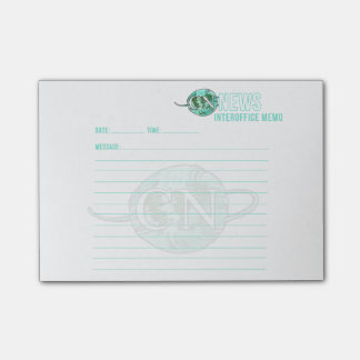 CN News Interoffice Memo Sticks! Post-it Klebezettel
