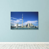 CN Tower and Skydome in Toronto, Ontario, Leinwanddruck (Insitu (Holzboden))