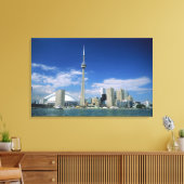 CN Tower and Skydome in Toronto, Ontario, Leinwanddruck (Insitu (Wohnzimmer))