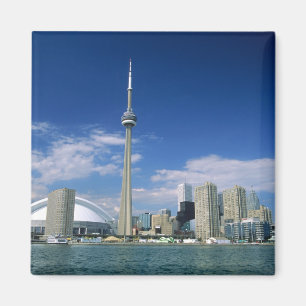 CN Tower and Skydome in Toronto, Ontario, Magnet